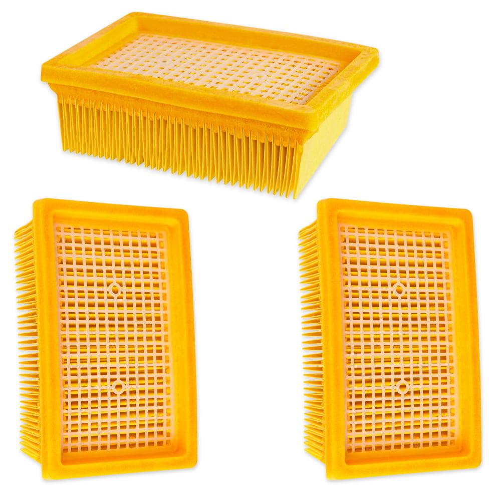 PY.0004.3 Filtr powietrza PUREY LongLife do odkurzaczy KARCHER WD 4, WD 5, WD 6, KWD 6 (3 sztuki)