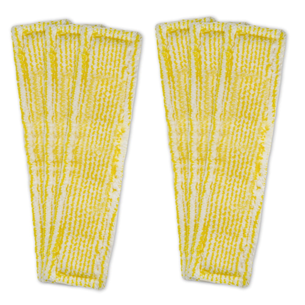 PY.0033.6 Pady na rzep PUREY LongLife z mikrofibry do myjek do okien KARCHER WV (6 sztuk)