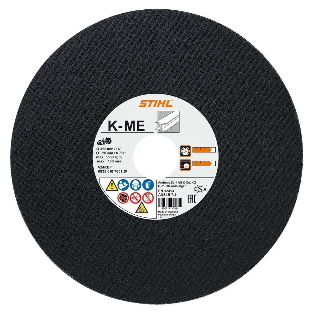 P_1_08350127000_ Ściernica tarcza żywiczna do stali K-ME 230mm/9″