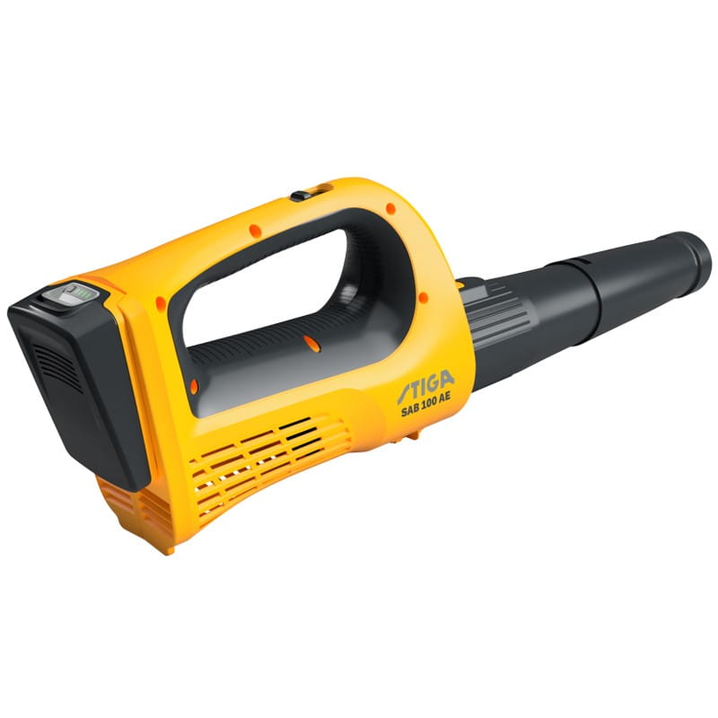 dmuchawa-akumulatorowa-sab-100-ae-40-ah-028-kw-13000-rpm SAB 100 AE + Akumulator 4Ah + Ładowarka Dmuchawa akumulatorowa (0.28 kW, 13000 rpm) Stiga